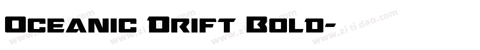 Oceanic Drift Bold字体转换